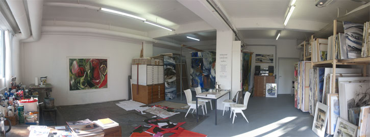 Atelier im Juli 2011